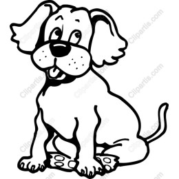 Cute Cartoon Dog