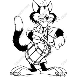 Whimsical Cat Drumming