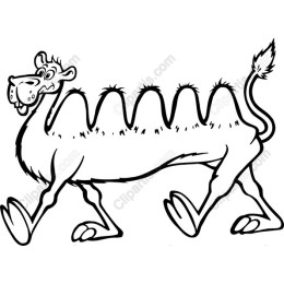 Cheerful Camel Cartoon