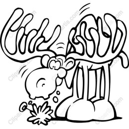 Whimsical Moose
