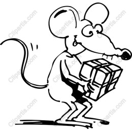 Charming Mouse with Gift