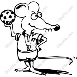 Sporty Mouse with Cookie Ball