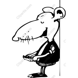 Quirky Cartoon Mouse