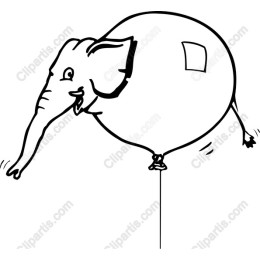 Cheerful Elephant Balloon