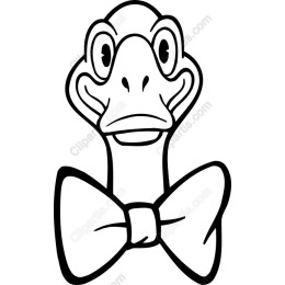 Whimsical Duck Character