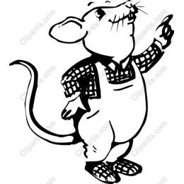 Whimsical Mouse Character