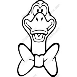 Charming Cartoon Duck