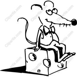 Charming Mouse on Cheese