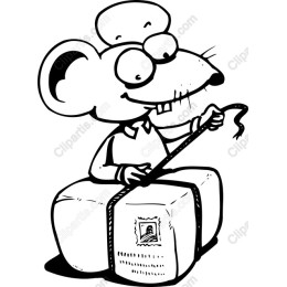 Charming Cartoon Mouse
