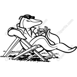 Chillaxing Frog