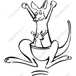 Kangaroo Duo Joyful