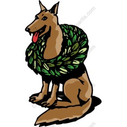 Cheerful Canine Wreath