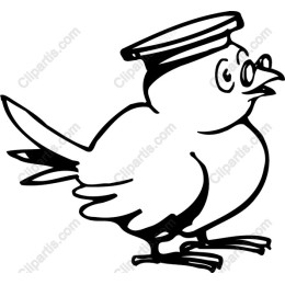 Charming Whimsical Bird