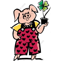 Charming Pig Character