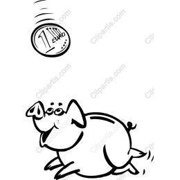 Playful Piggy Coin Toss