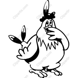 Cheerful Chicken Artist