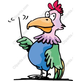 Playful Whimsical Bird