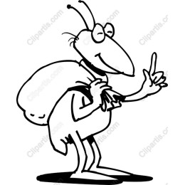 Charming Cartoon Bug