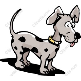 Cheerful Cartoon Dog
