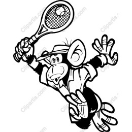 Tennis Monkey