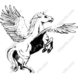 Majestic Winged Horse