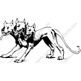 Triple-Headed Mythical Dog