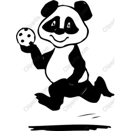 Cheerful Panda with Cookie