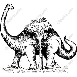 Whimsical Brontosaurus