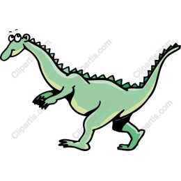 Charming Cartoon Dinosaur