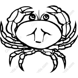 Hand-Drawn Crab