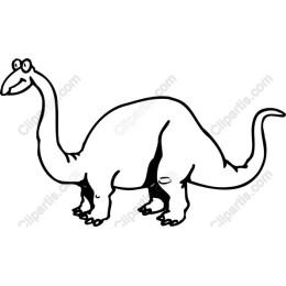 Playful Brontosaurus