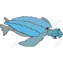 Stylized Sea Turtle