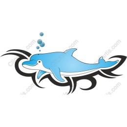 Playful Dolphin Tribal