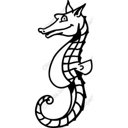 Whimsical Seahorse