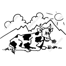 Resting Cow
