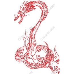 Majestic Red Dragon