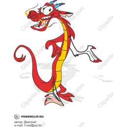 Playful Red Dragon