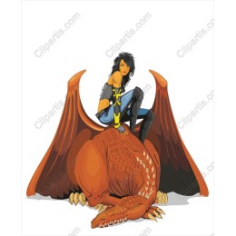 Fierce Dragon Rider