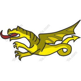 Majestic Yellow Dragon
