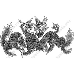 Majestic Multi-Headed Dragon