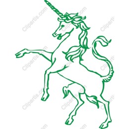 Magical Green Unicorn