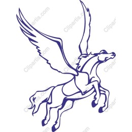 Majestic Winged Horse