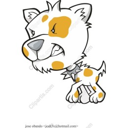 Playful Cartoon Dog