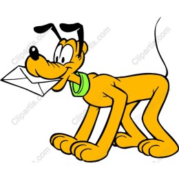 Cheerful Cartoon Dog with Envelope