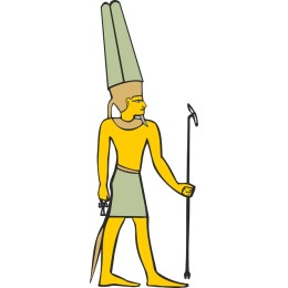 Vibrant Egyptian Deity
