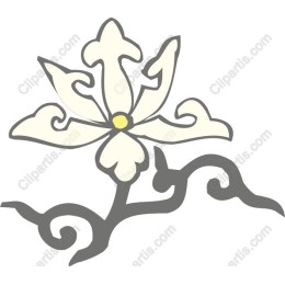 Delicate Floral Swirl