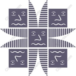 Geometric Faces Abstract