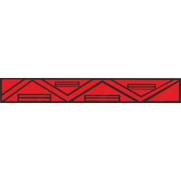 Dynamic Red and Black Geometric