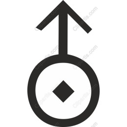 Modern Arrow Icon with Circular Element
