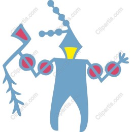 Whimsical Figure with Tools